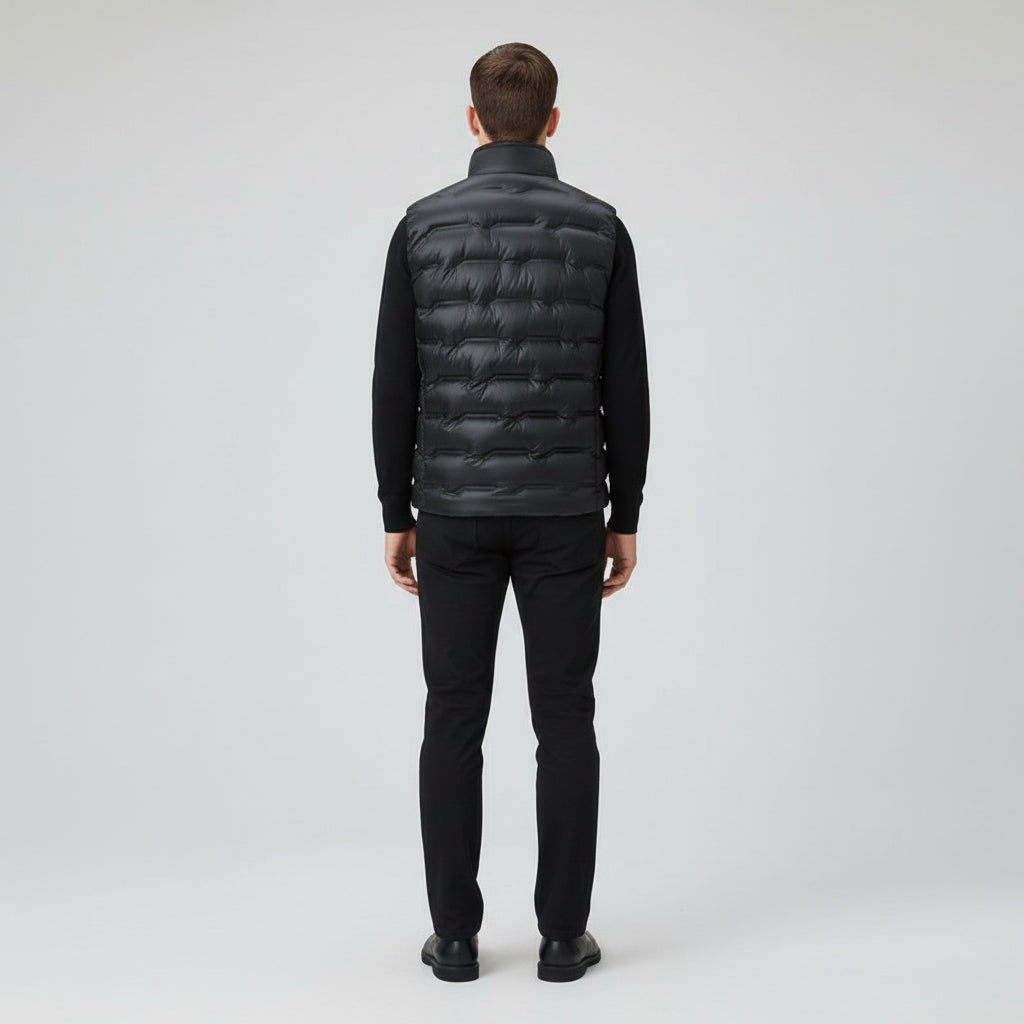 Men's Warm Sleeveless Down Vest For Young People