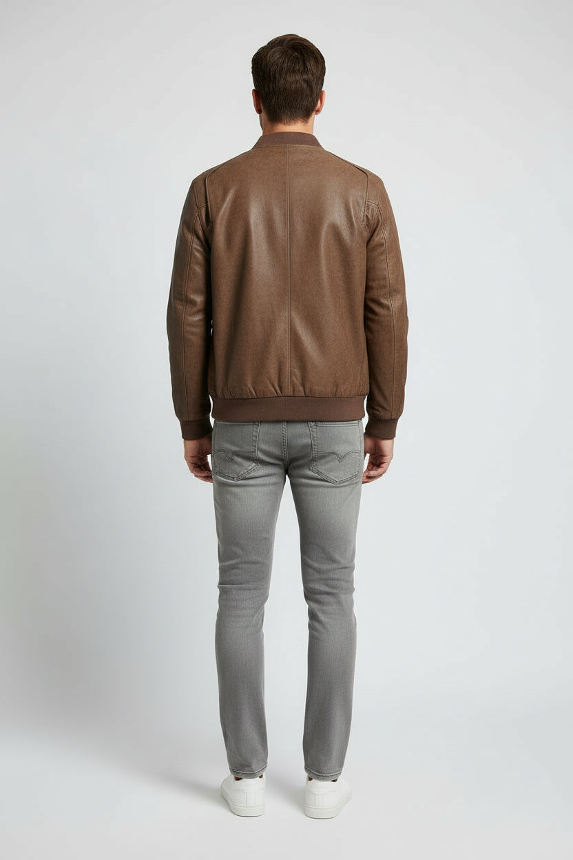 Men's Casual Loose Suede Jacket