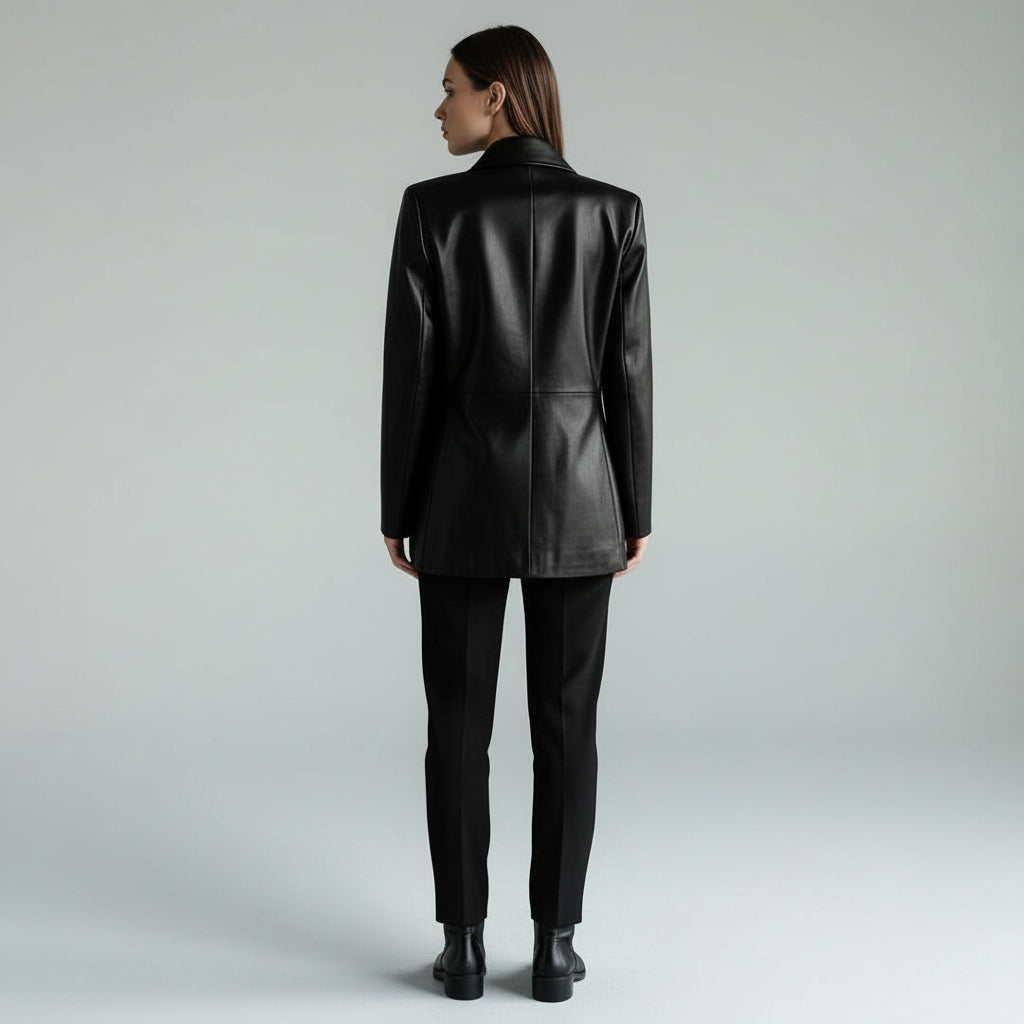 Women's Leather Jacket Elegant High-grade Versatile Casual