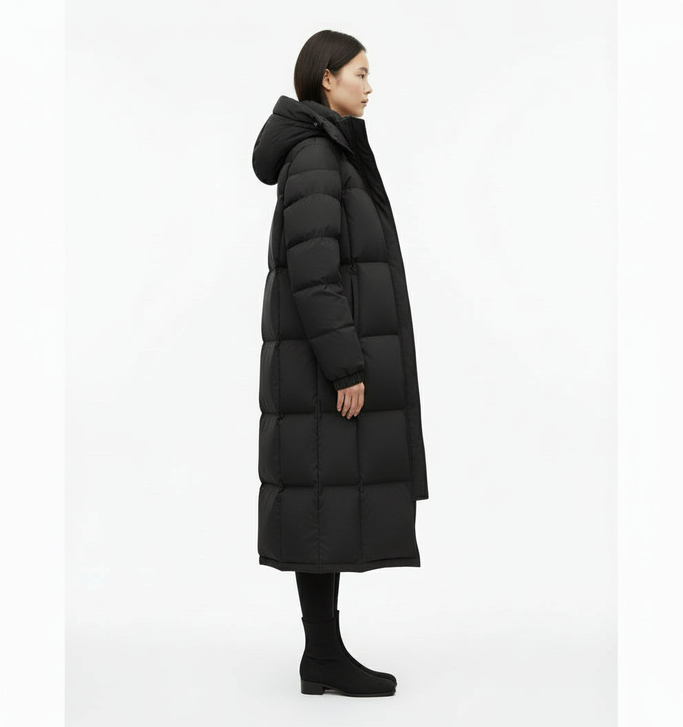 Over-the-knee Padded Down Jacket