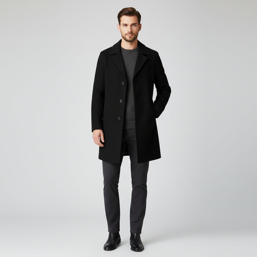 Autumn And Winter Woolen Coat Casual Long