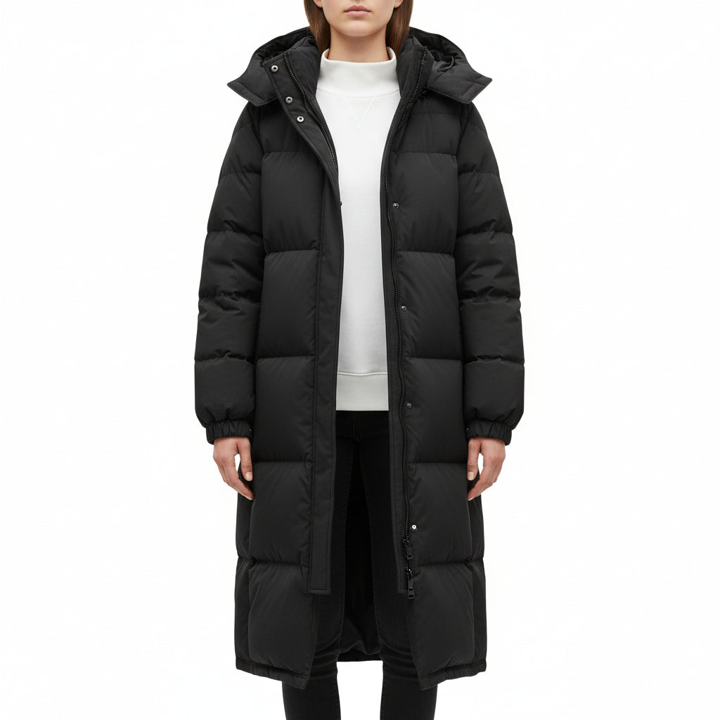 Over-the-knee Padded Down Jacket