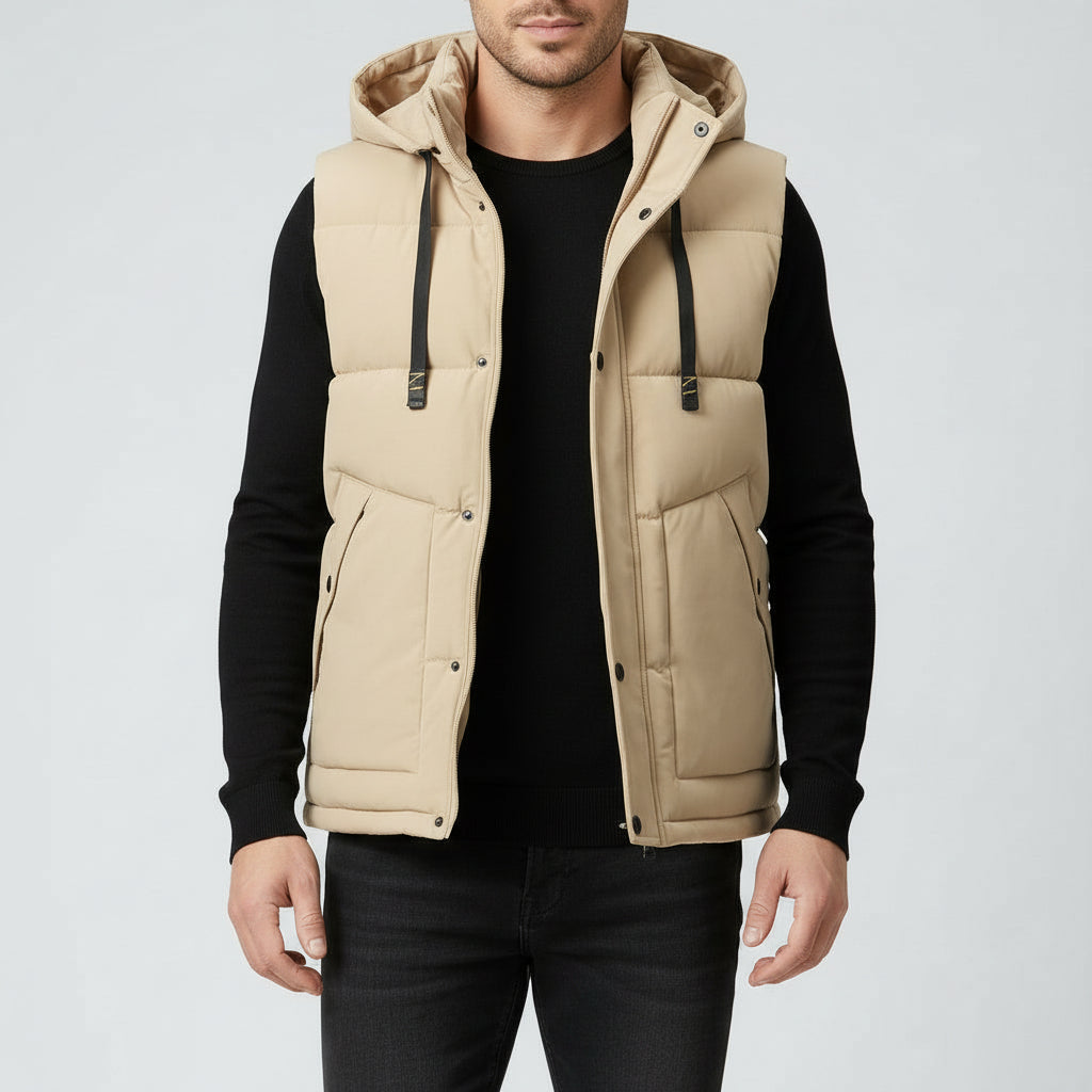 Winter Plus Size Men's Cotton Vest Stylish And Handsome Cold-proof