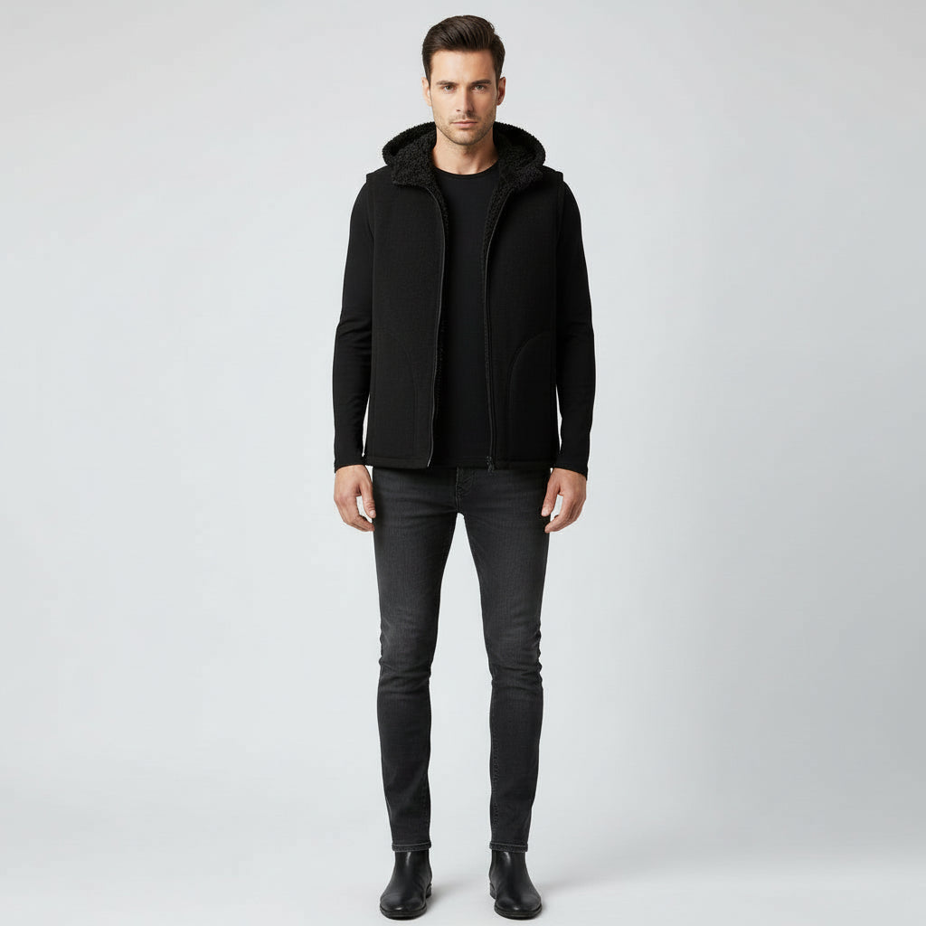 Men's Autumn And Winter Casual Outdoor Plush Vest