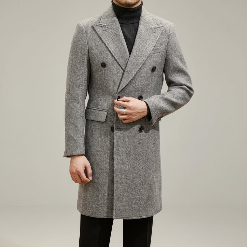Italian Autumn And Winter Bar MACN Warm Wool Overcoat